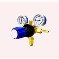 Brass Double-Stage Gas Regulators High Precision, Two Stage Pressure Reduction for LPG Propane NG from Cylinder to Appliance Pressure, Industrial Commercial Use